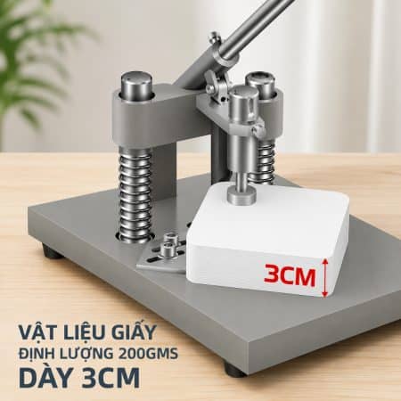 máy bo góc giấy thủ công máy vát cạnh tay dài lực cắt 30mm dao R6 R10 kèm theo dùng văn phòng in ấn loại chịu tải nặng
